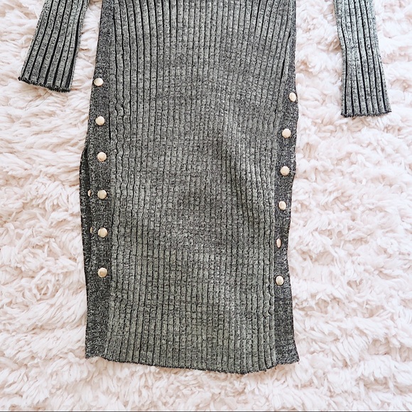 Ribbed Mock Dress Bodycon Dress - Picture 5 of 7